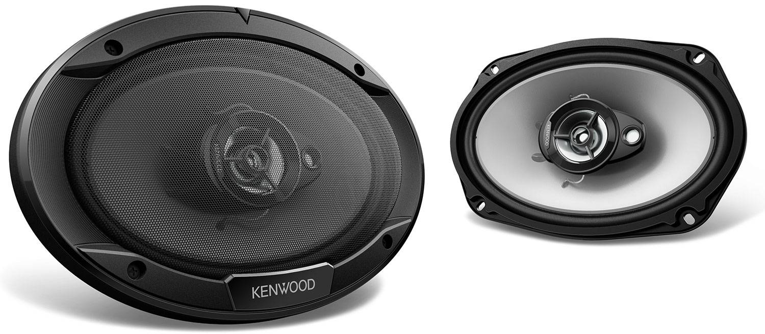 KENWOOD KFC-S6966 - 3pásmové oválné 6x9" reproduktory; 45/400W, 92 dB/W/m