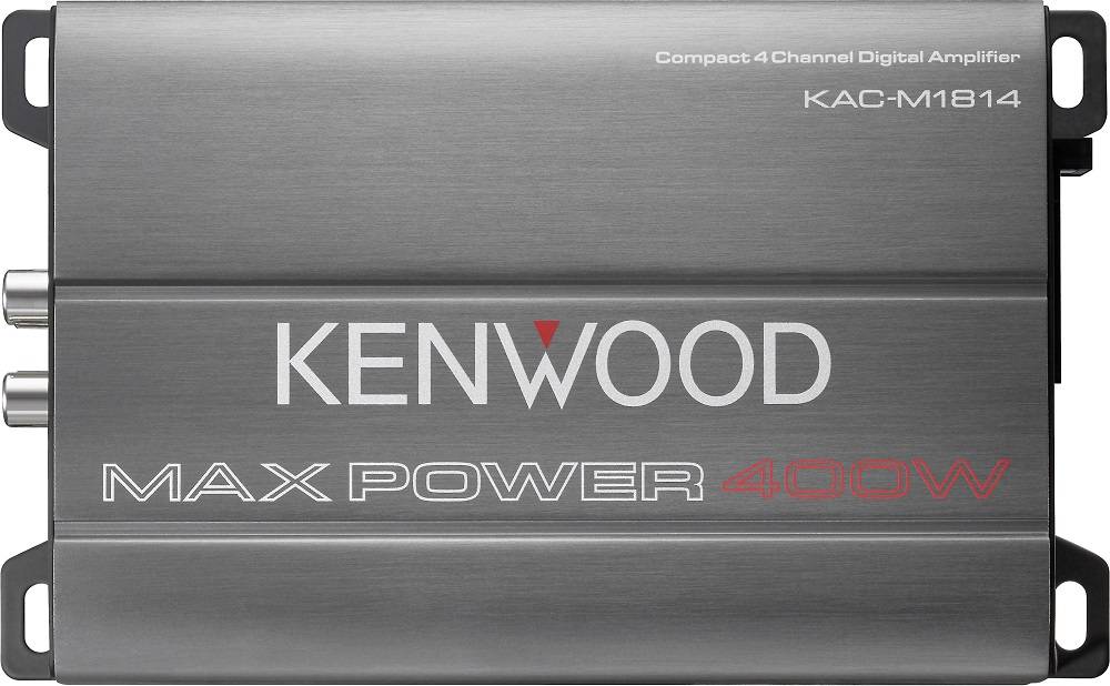 KENWOOD KAC-M1814 - Kompaktní 4kanálový zesilovač třídy D, 4x45 W RMS
