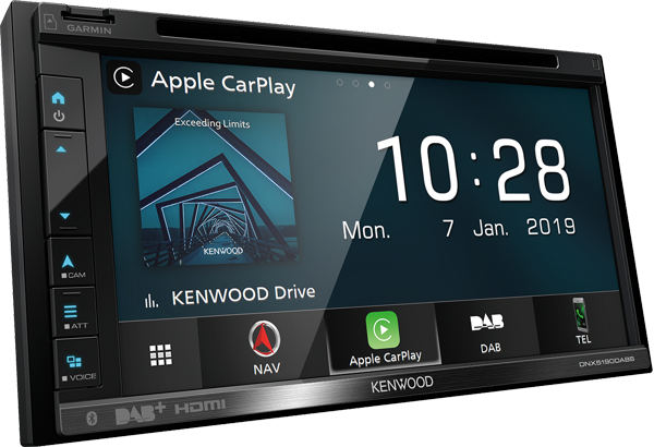 KENWOOD DNX-5190DABS - Autorádio 6,8", BT, DAB+, CarPlay, Android Auto, navigace