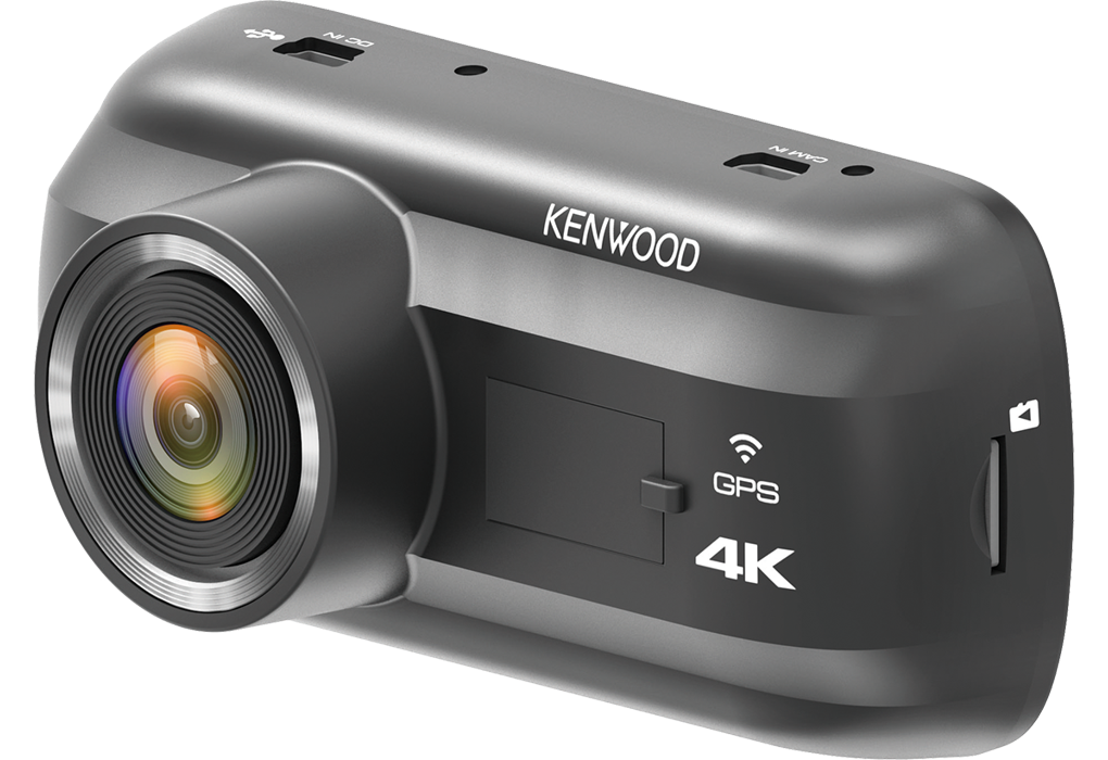 KENWOOD DRV-A601W - 4K kamera do auta, WiFi, magnet, připojení zadní kamery