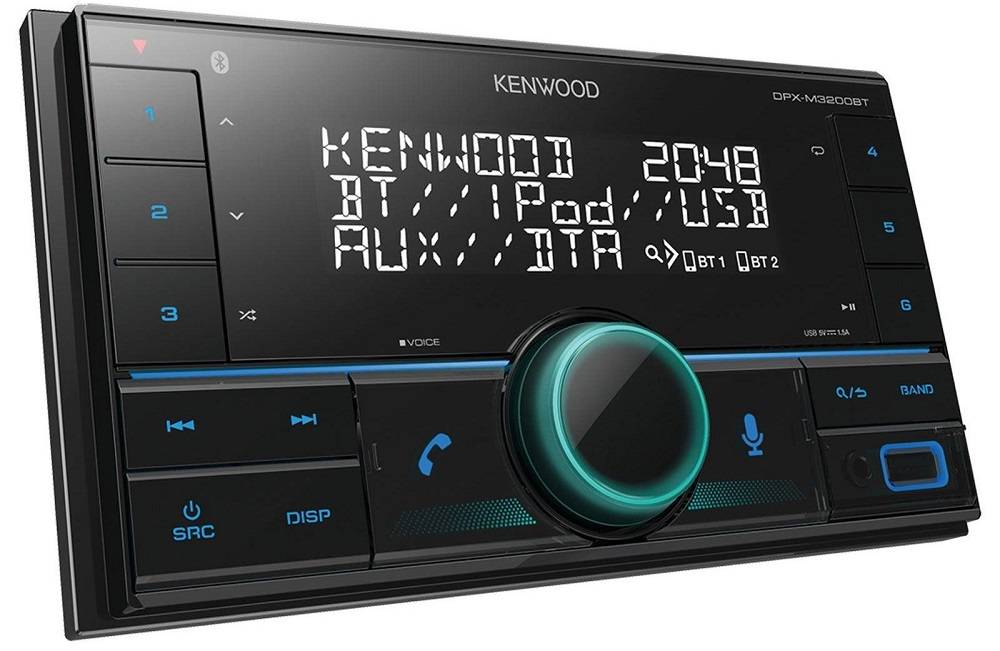 KENWOOD DPX-M3200BT - 2DIN autorádio s USB, variabilním podsvícením, BT