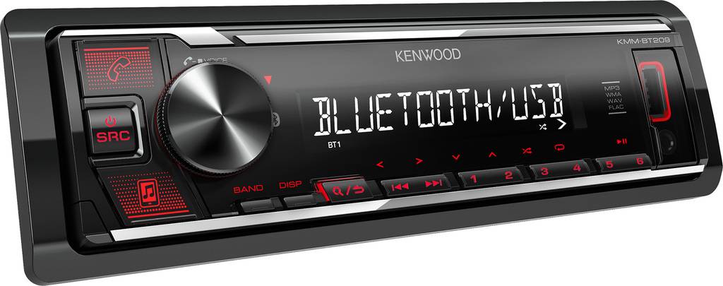 KENWOOD KMM-BT209 - Autorádio bez CD mechaniky s USB a Bluetooth